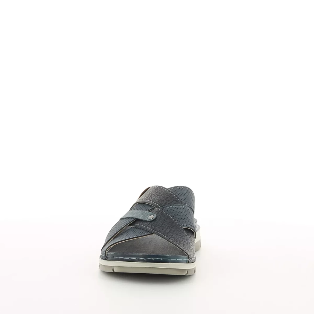 Image (5) de la chaussures Inblu - Mules et Sabots Bleu en Cuir synthétique