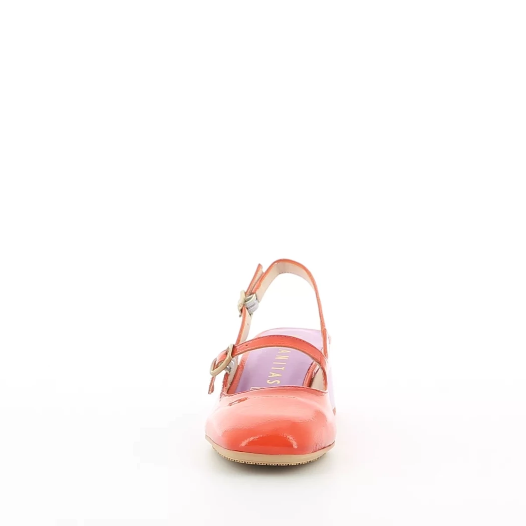 Image (5) de la chaussures Hispanitas - Escarpins Rouge en Cuir vernis