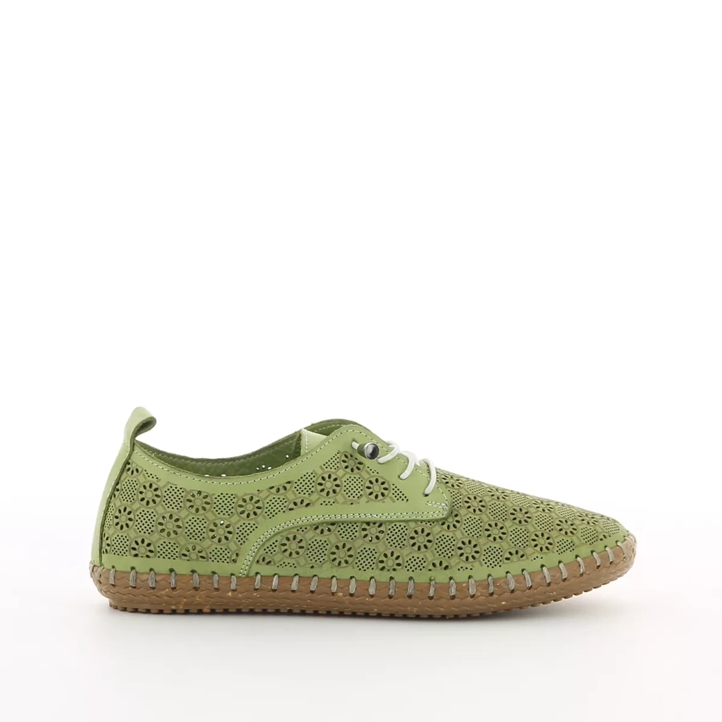 Image (2) de la chaussures Cosmos Comfort - Baskets Vert en Cuir