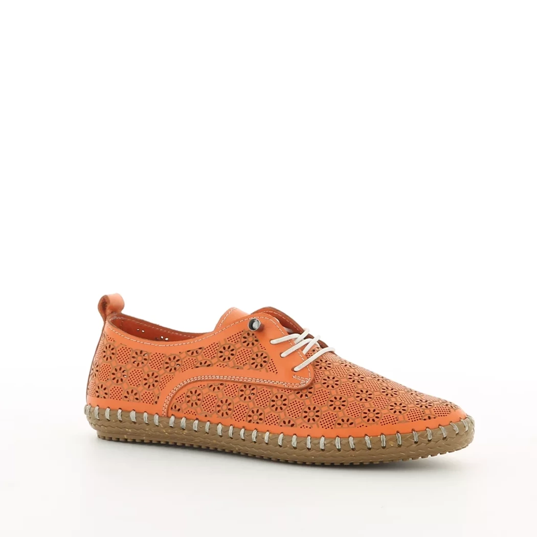 Image (1) de la chaussures Cosmos Comfort - Baskets Orange en Cuir