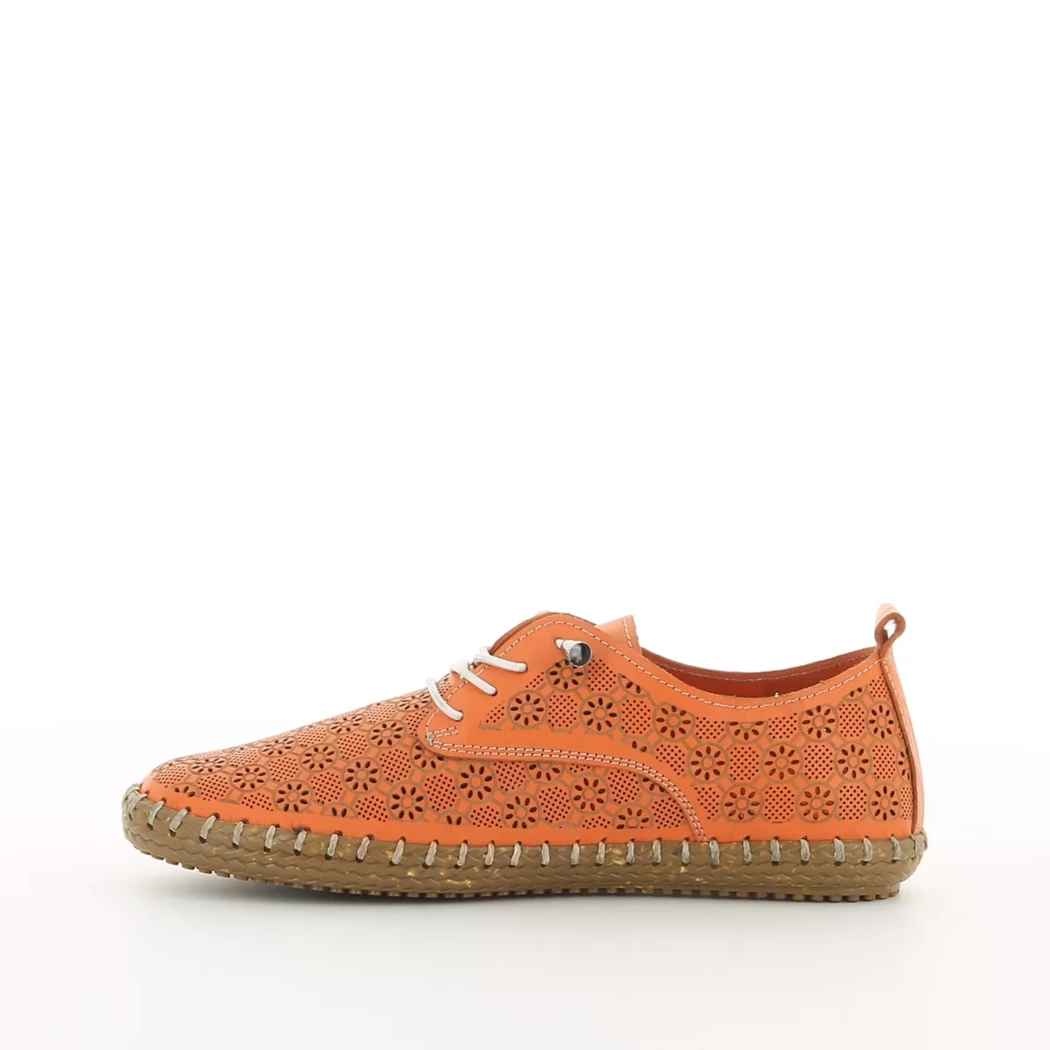 Image (4) de la chaussures Cosmos Comfort - Baskets Orange en Cuir