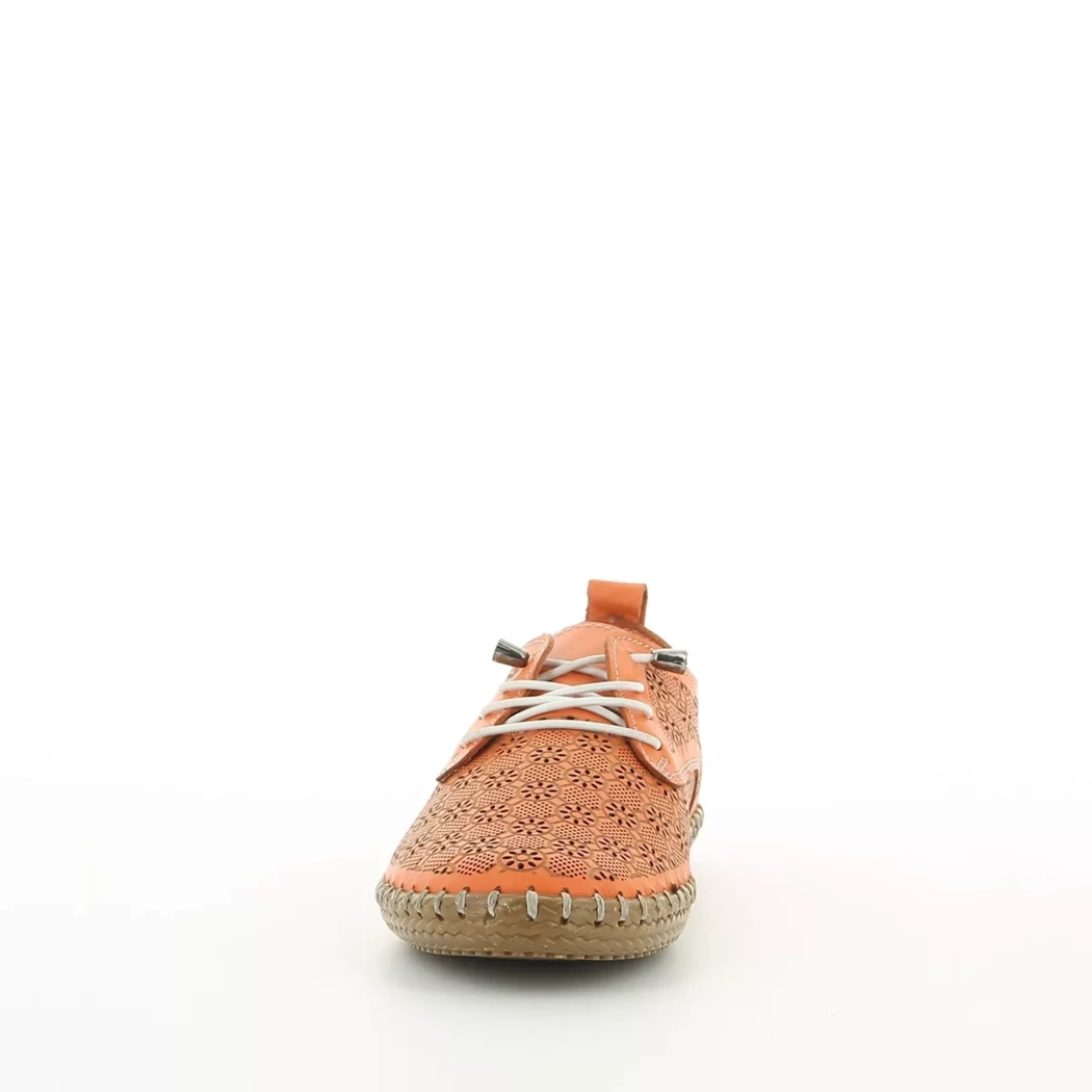 Image (5) de la chaussures Cosmos Comfort - Baskets Orange en Cuir