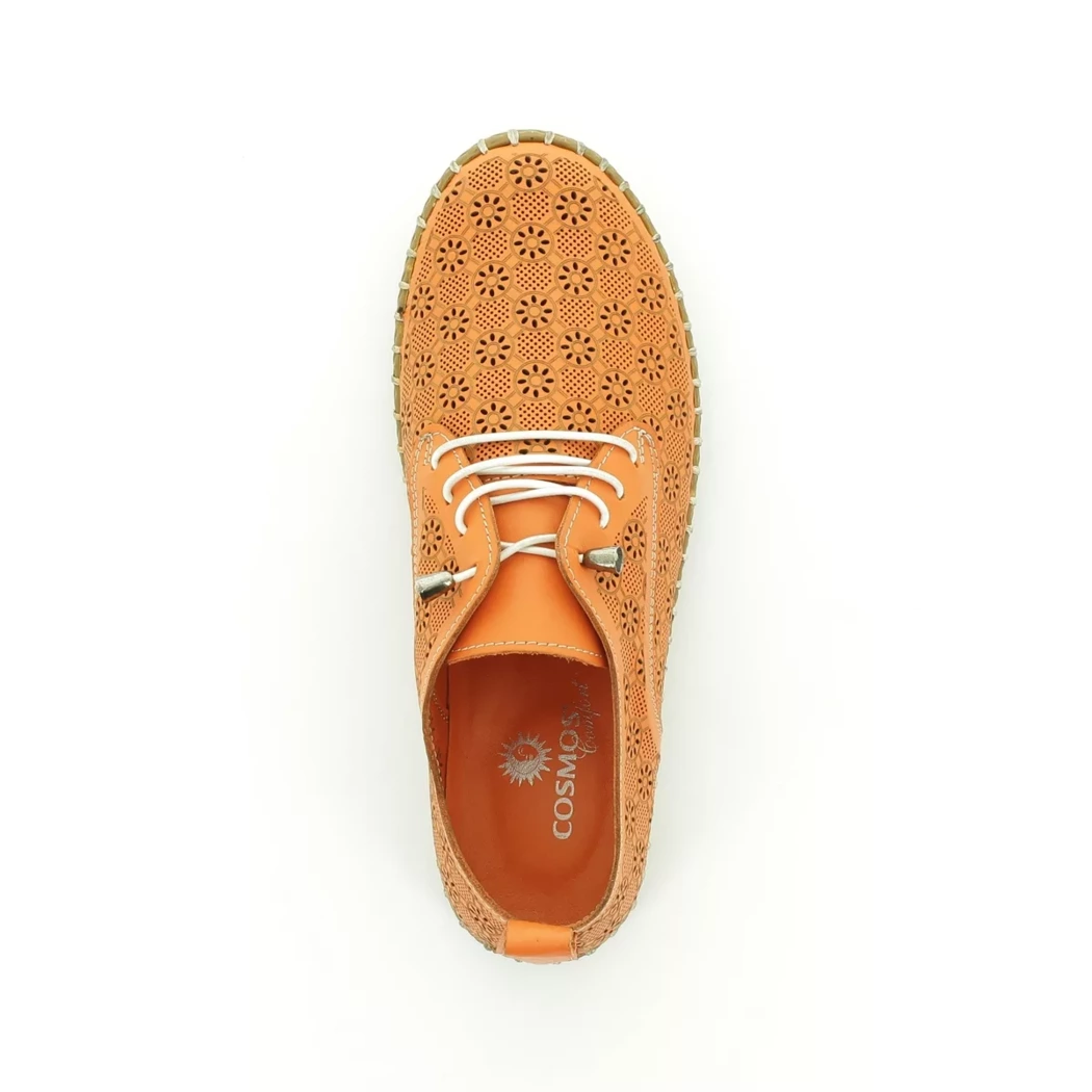 Image (6) de la chaussures Cosmos Comfort - Baskets Orange en Cuir