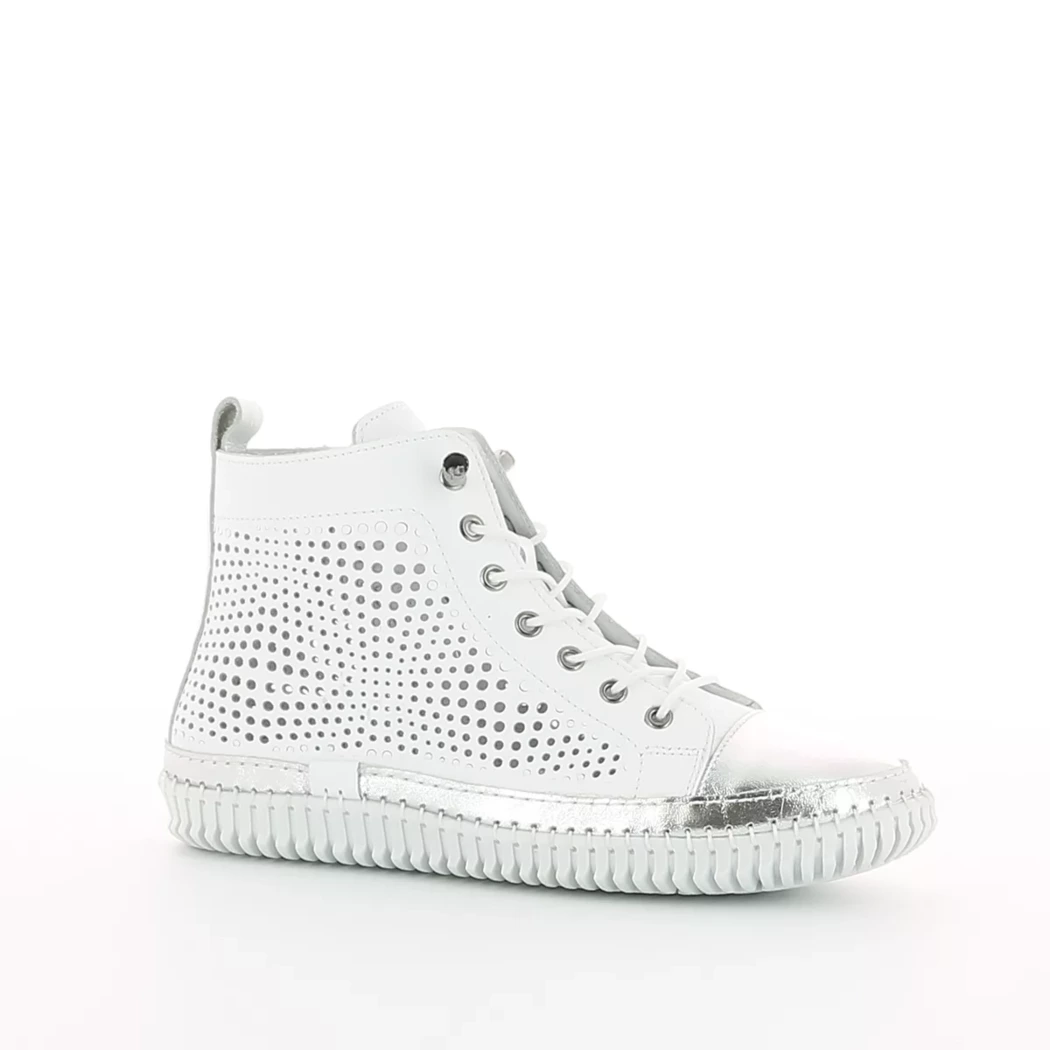 Image (1) de la chaussures Cosmos Comfort - Bottines Blanc en Cuir