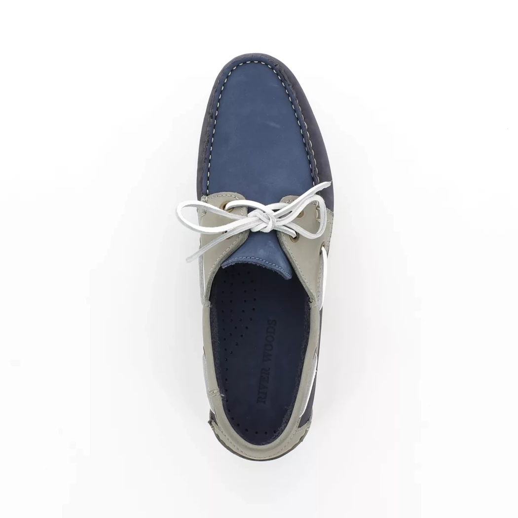 Image (6) de la chaussures Riverwoods - Chaussures bateau Bleu en Cuir nubuck