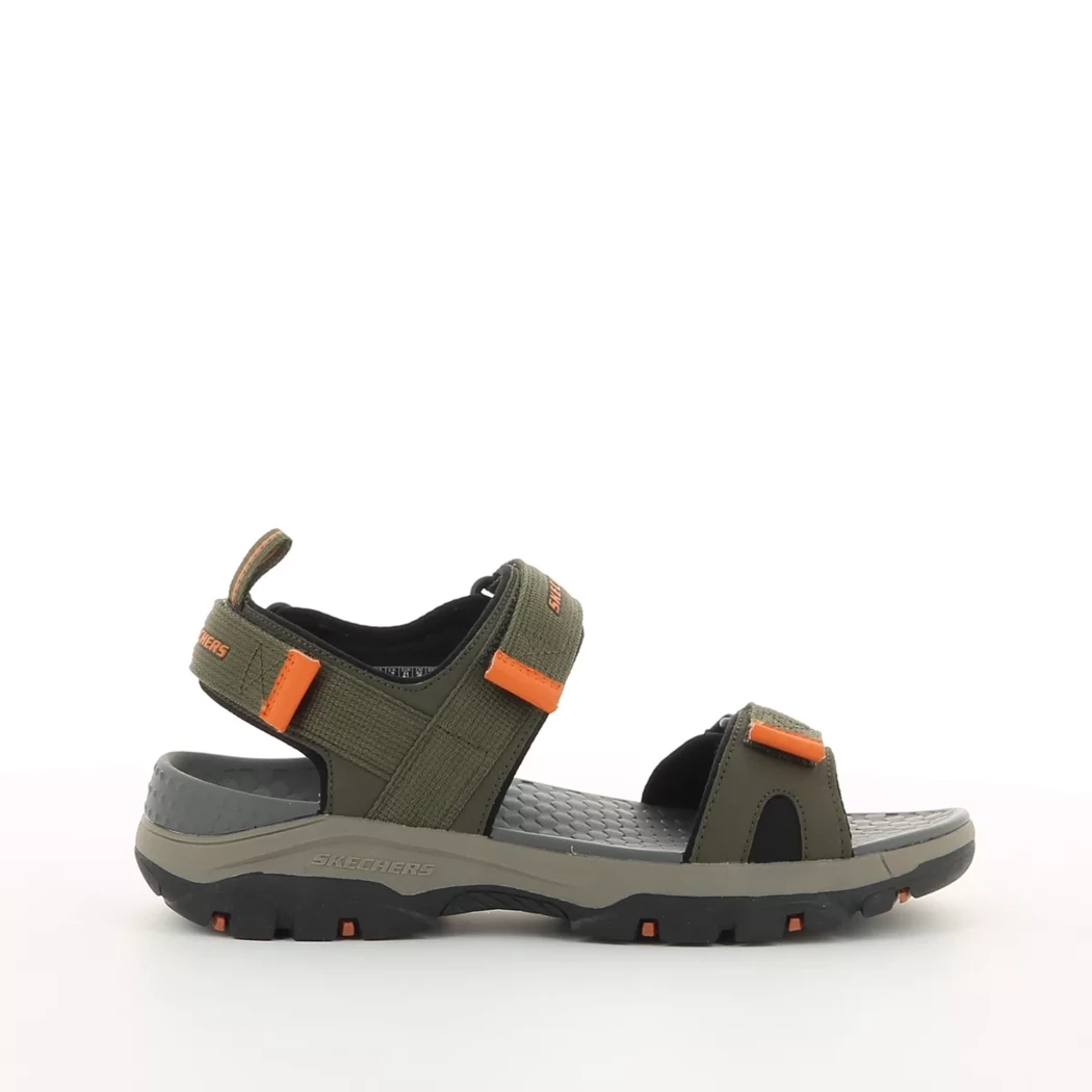 Image (2) de la chaussures Skechers - Sandales et Nu-Pieds Vert en Textile