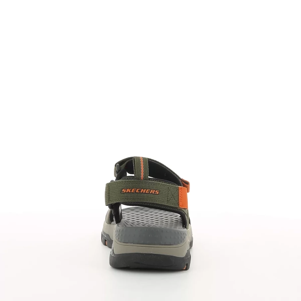 Image (3) de la chaussures Skechers - Sandales et Nu-Pieds Vert en Textile