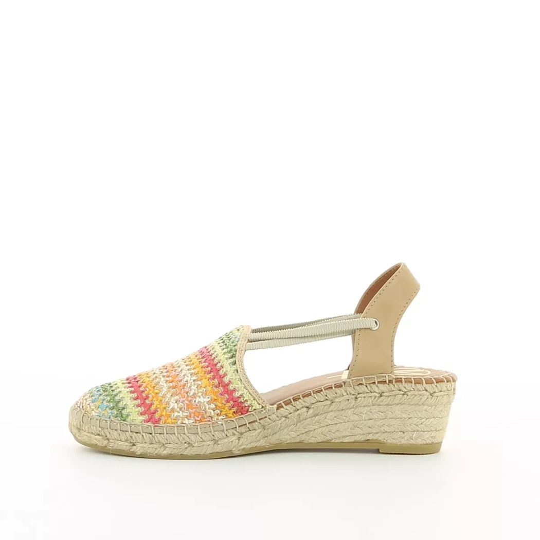 Image (4) de la chaussures Viguera - Escarpins Multicolore en Textile