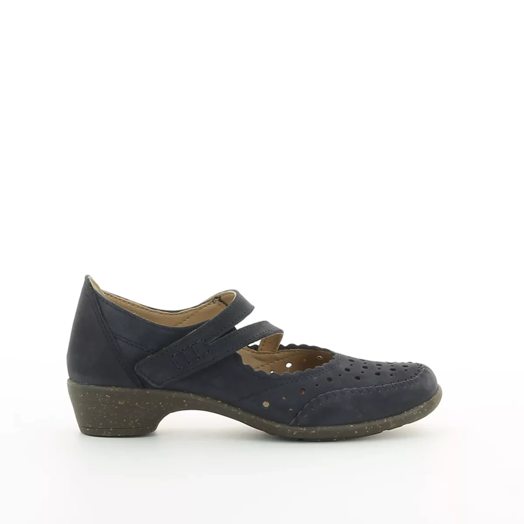 Image (2) de la chaussures Aco Shoes - Escarpins Bleu en Cuir nubuck