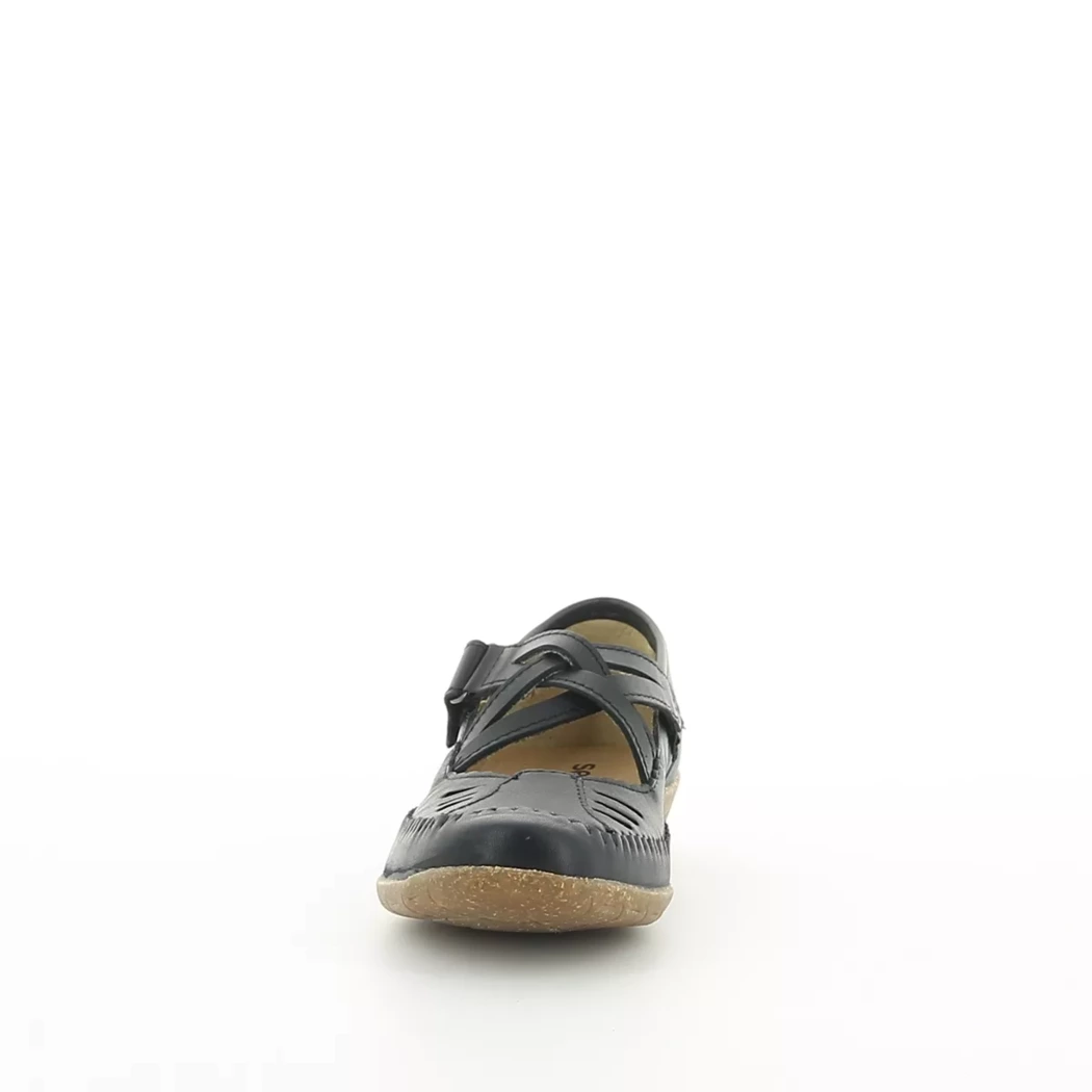 Image (5) de la chaussures Aco Shoes - Ballerines Bleu en Cuir