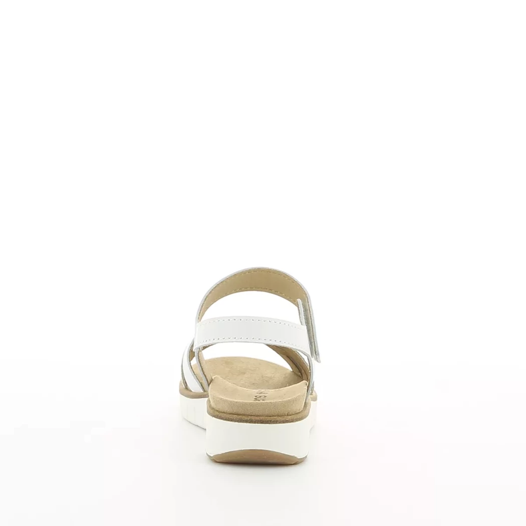 Image (3) de la chaussures Aco Shoes - Sandales et Nu-Pieds Blanc en Multi-Matières