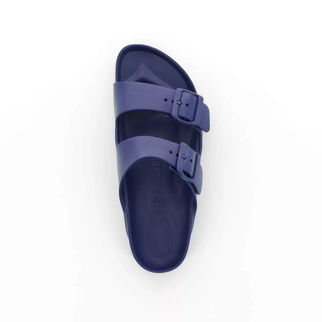 Image (6) de la chaussures Birkenstock - Mules et Sabots Bleu en Caoutchouc