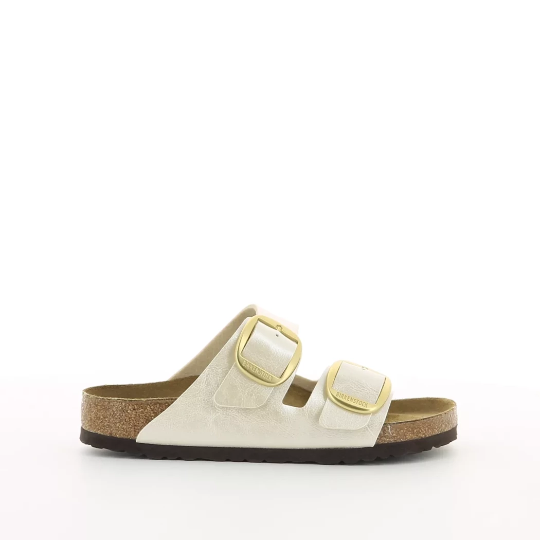 Image (2) de la chaussures Birkenstock - Mules et Sabots Beige en Cuir synthétique