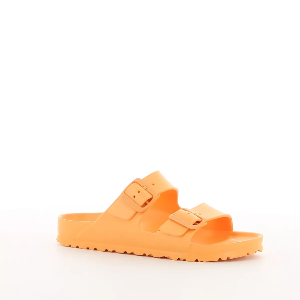 Image (1) de la chaussures Birkenstock - Mules et Sabots Orange en Caoutchouc