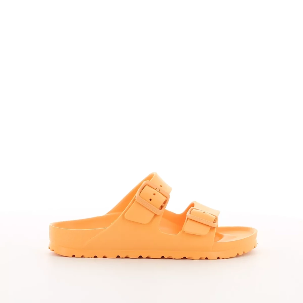 Image (2) de la chaussures Birkenstock - Mules et Sabots Orange en Caoutchouc