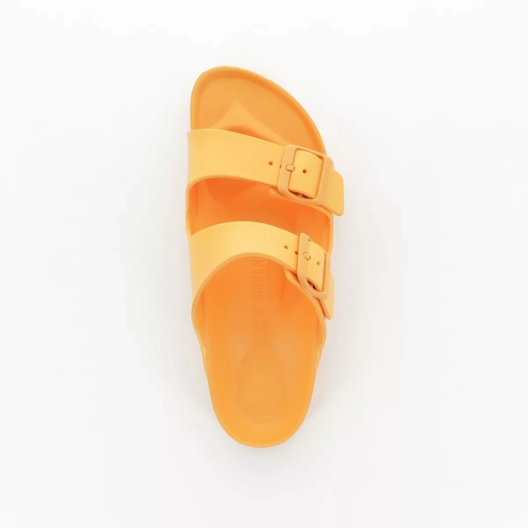 Image (6) de la chaussures Birkenstock - Mules et Sabots Orange en Caoutchouc