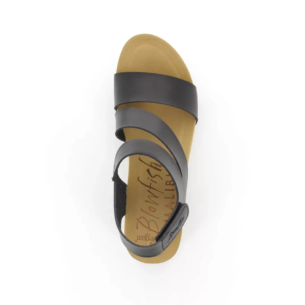 Image (6) de la chaussures Blowfish - Sandales et Nu-Pieds Noir en Cuir synthétique