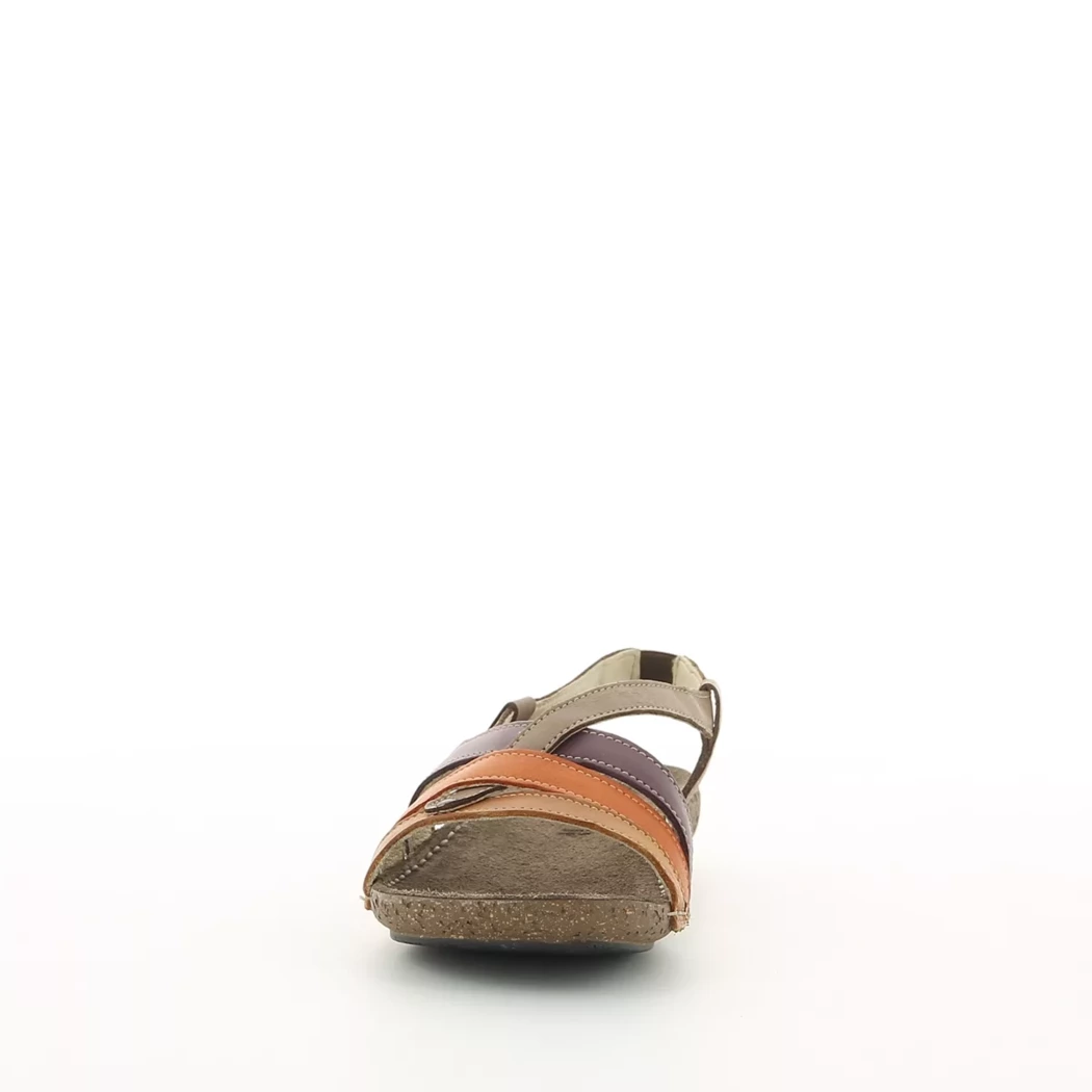 Image (5) de la chaussures Calba - Sandales et Nu-Pieds Marron en Cuir