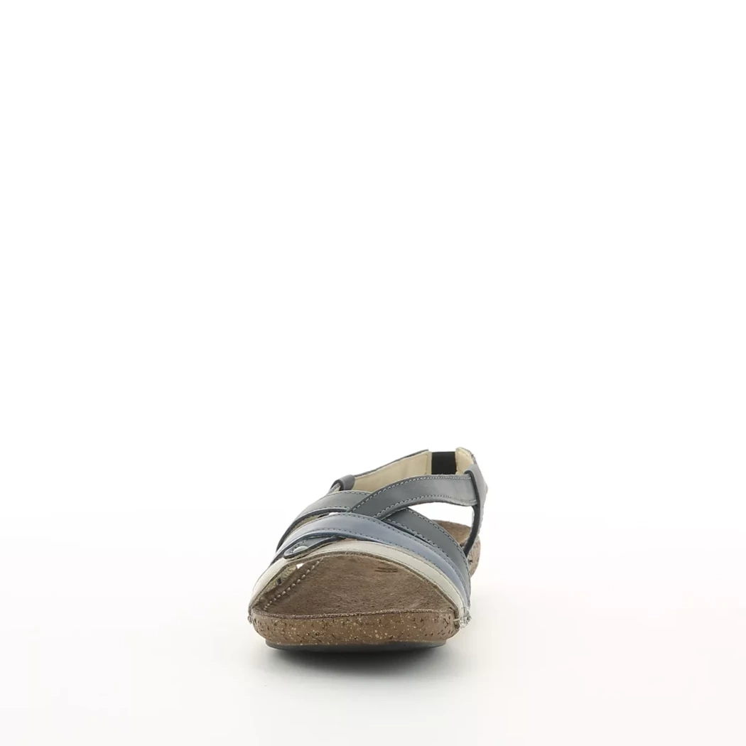 Image (5) de la chaussures Calba - Sandales et Nu-Pieds Bleu en Cuir