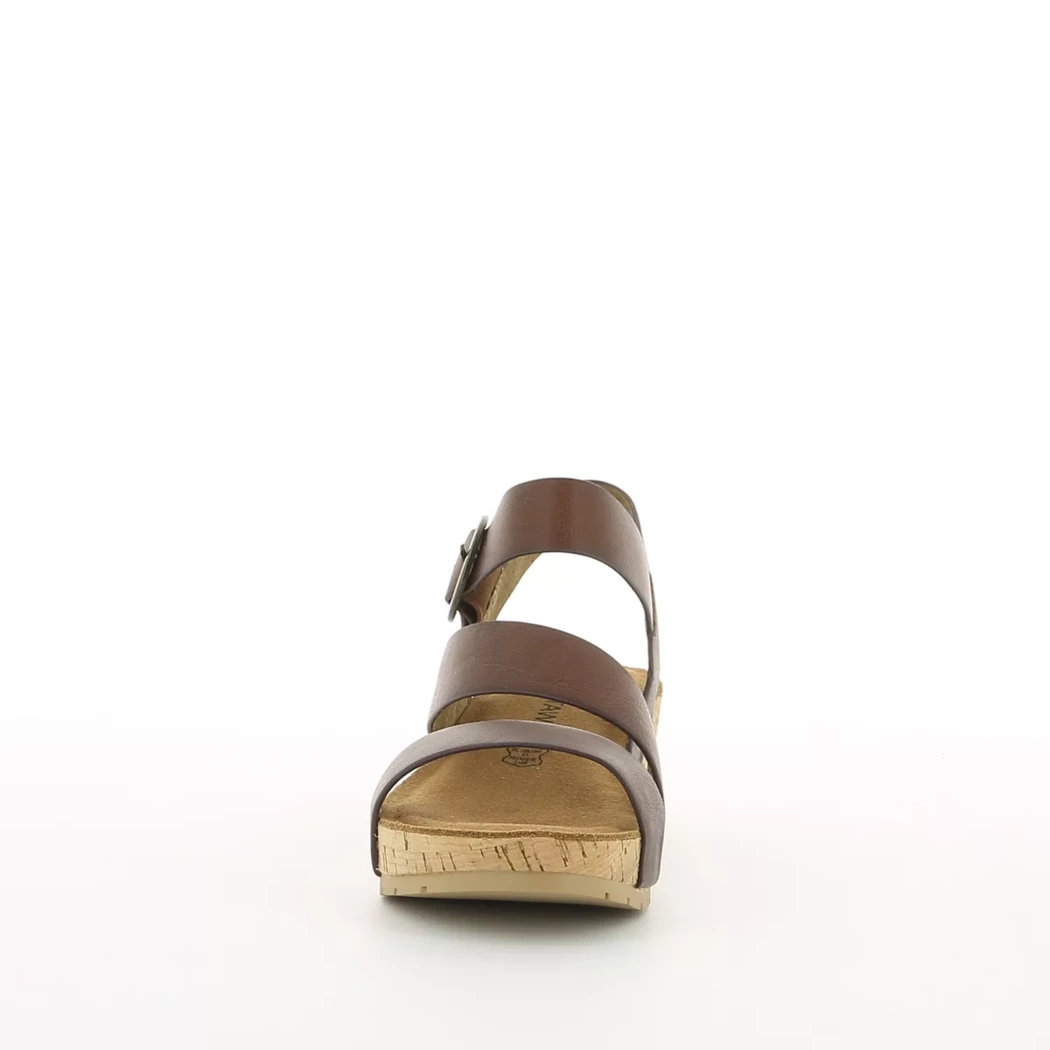 Image (5) de la chaussures Chattawak - Sandales et Nu-Pieds Marron en Cuir synthétique