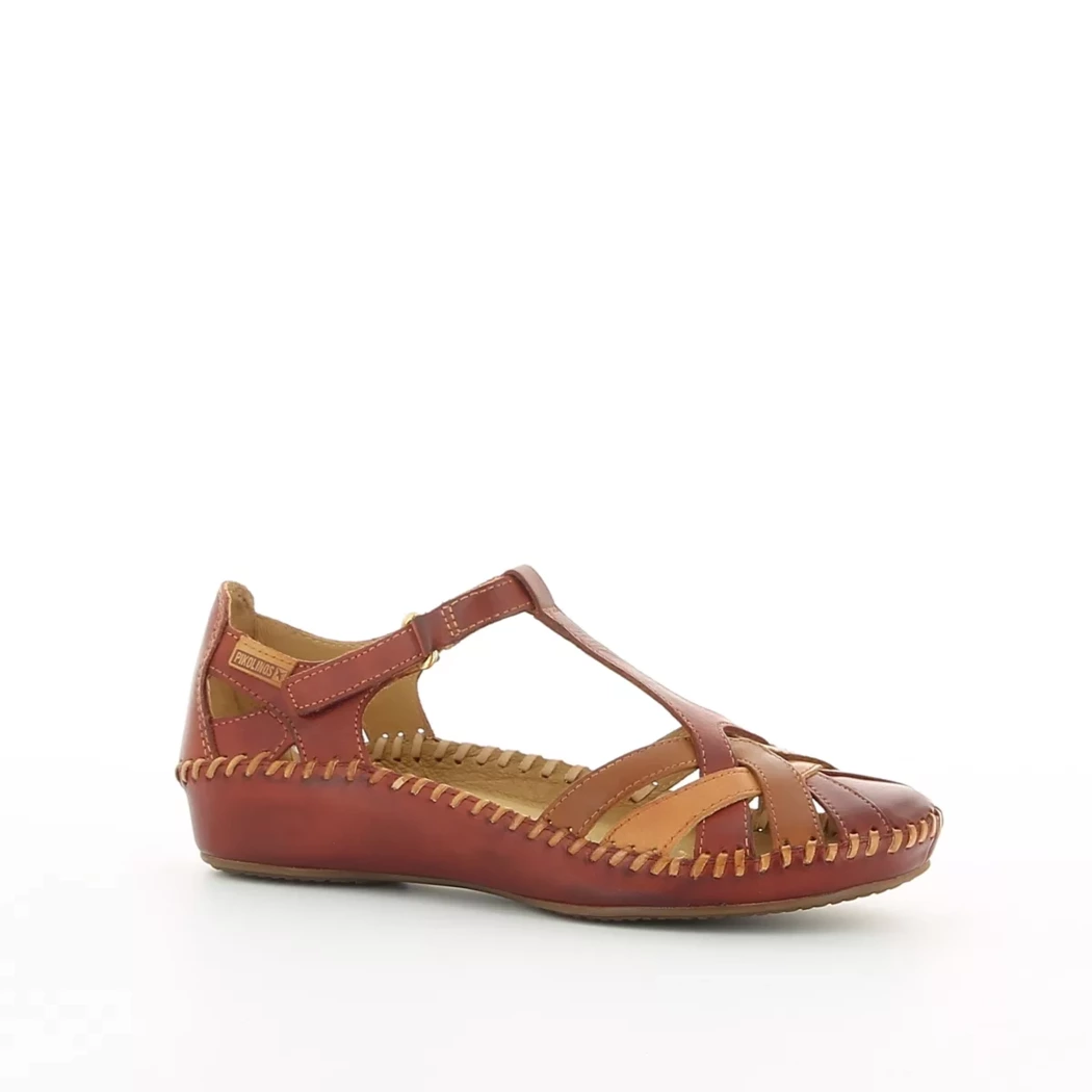 Image (1) de la chaussures Pikolinos - Ballerines Rouge en Cuir