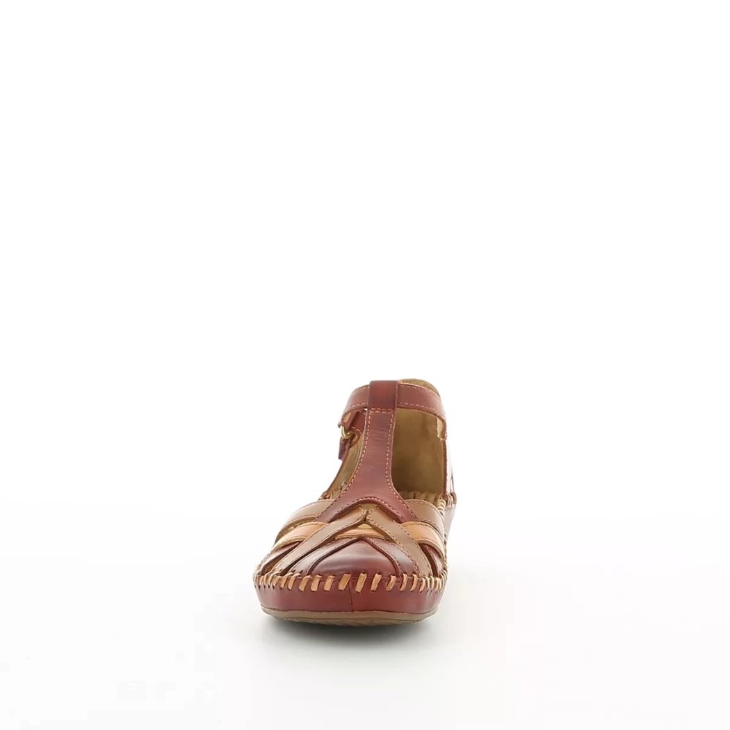 Image (5) de la chaussures Pikolinos - Ballerines Rouge en Cuir