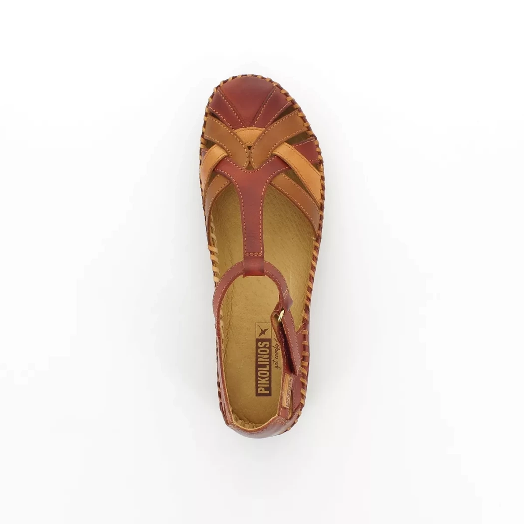 Image (6) de la chaussures Pikolinos - Ballerines Rouge en Cuir