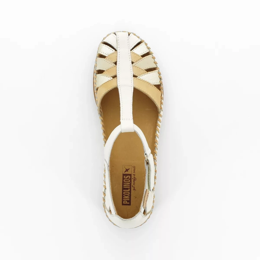 Image (6) de la chaussures Pikolinos - Escarpins Blanc en Cuir