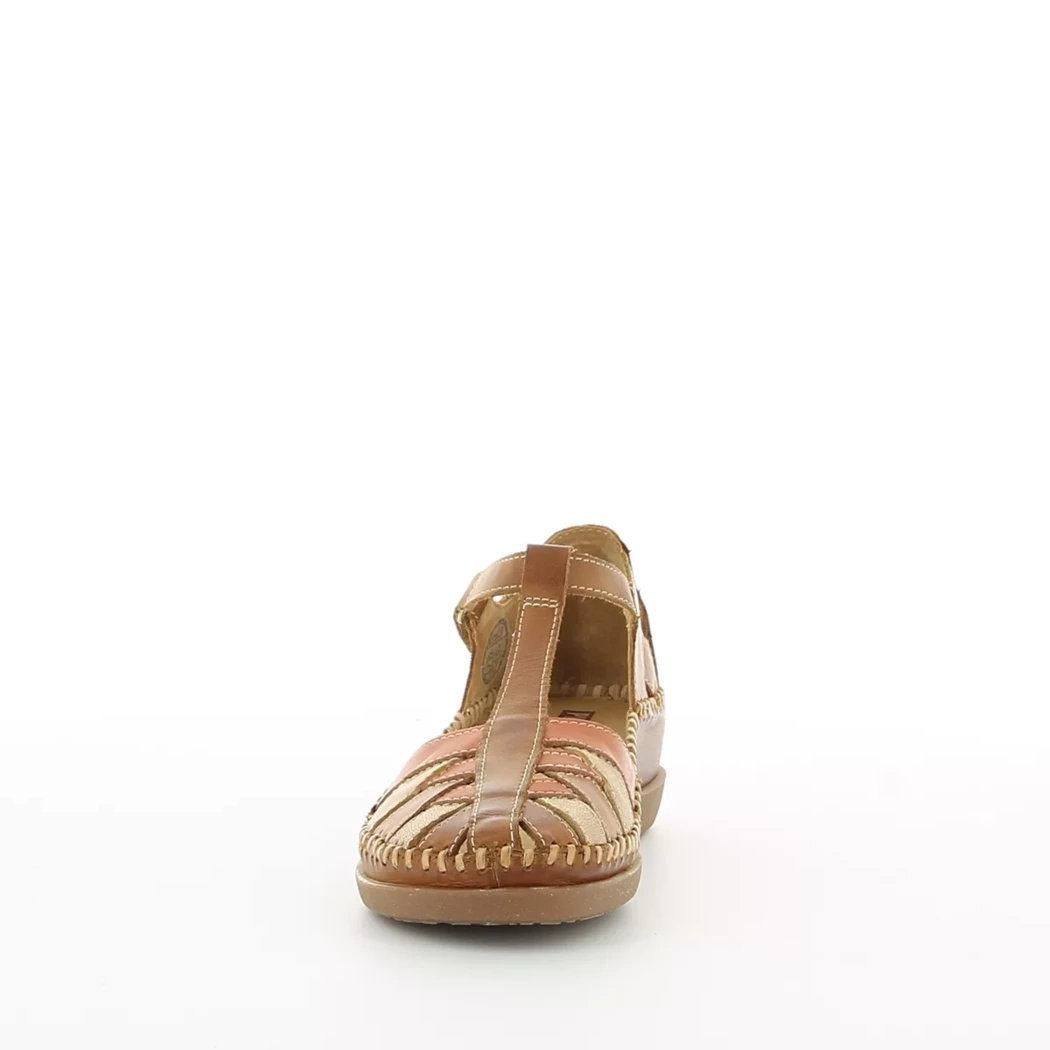 Image (5) de la chaussures Pikolinos - Escarpins Cuir naturel / Cognac en Cuir