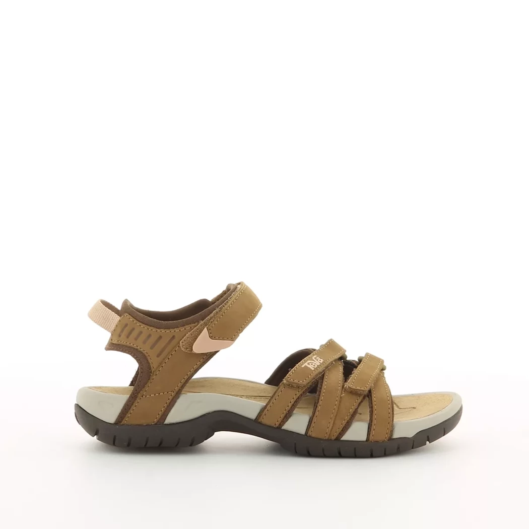 Image (2) de la chaussures Teva - Sandales et Nu-Pieds Marron en Cuir nubuck
