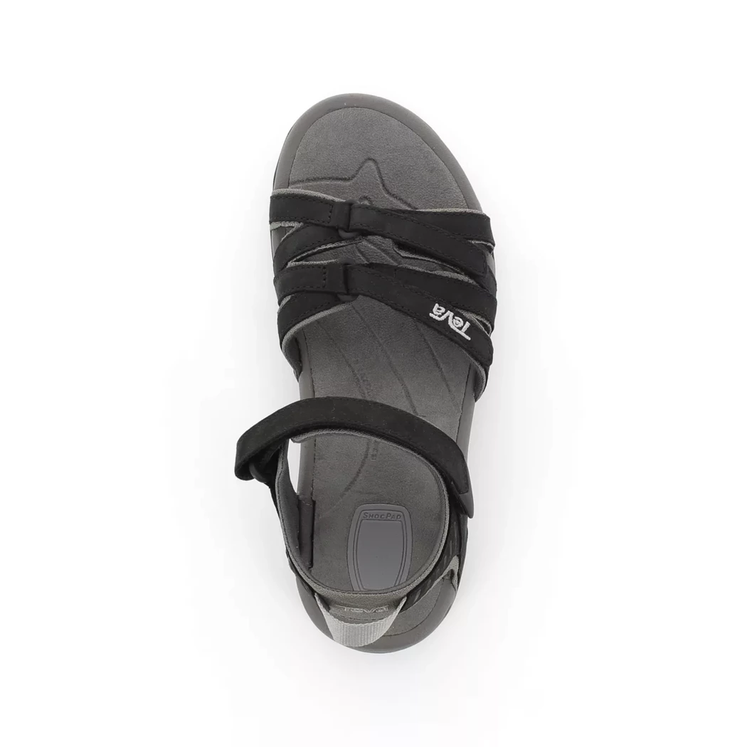 Image (6) de la chaussures Teva - Sandales et Nu-Pieds Noir en Cuir nubuck