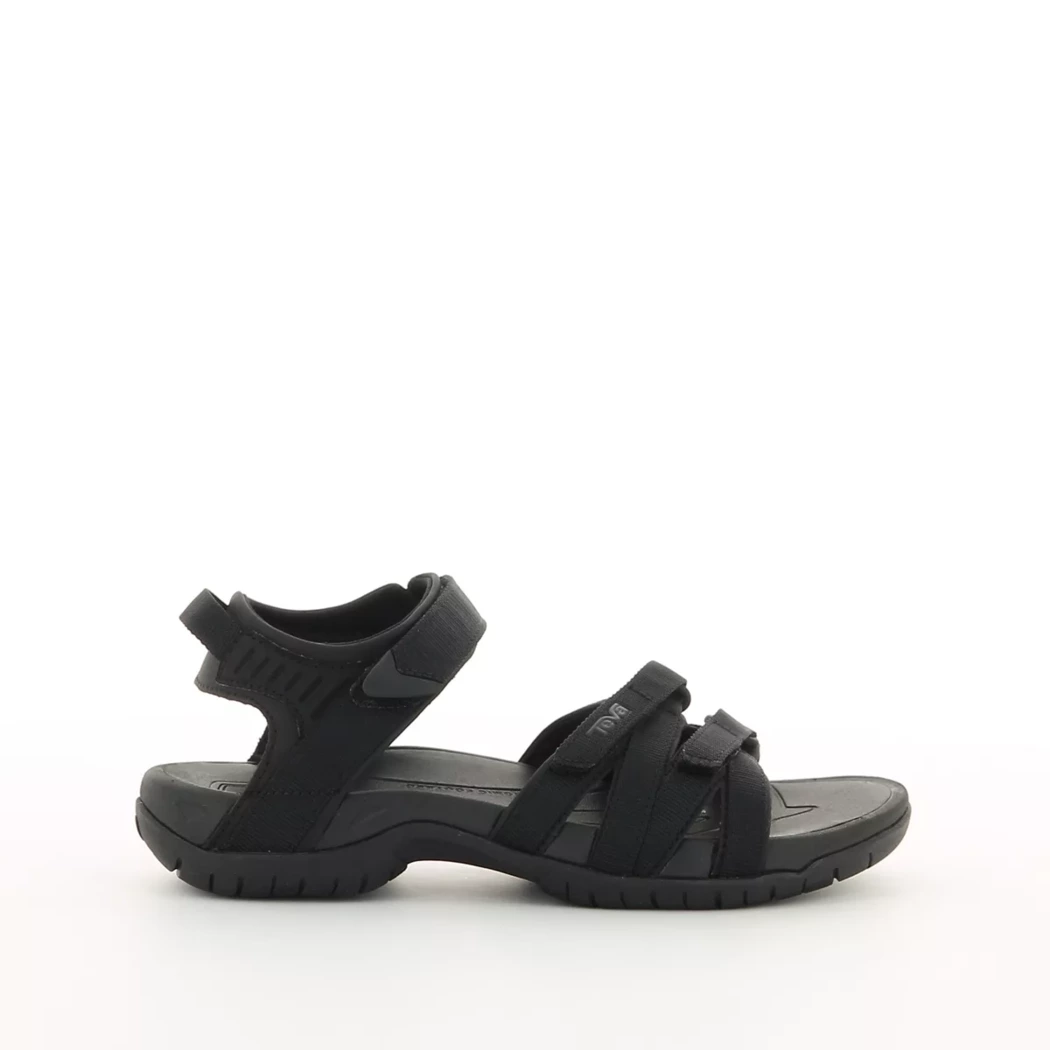 Image (2) de la chaussures Teva - Sandales et Nu-Pieds Noir en Textile