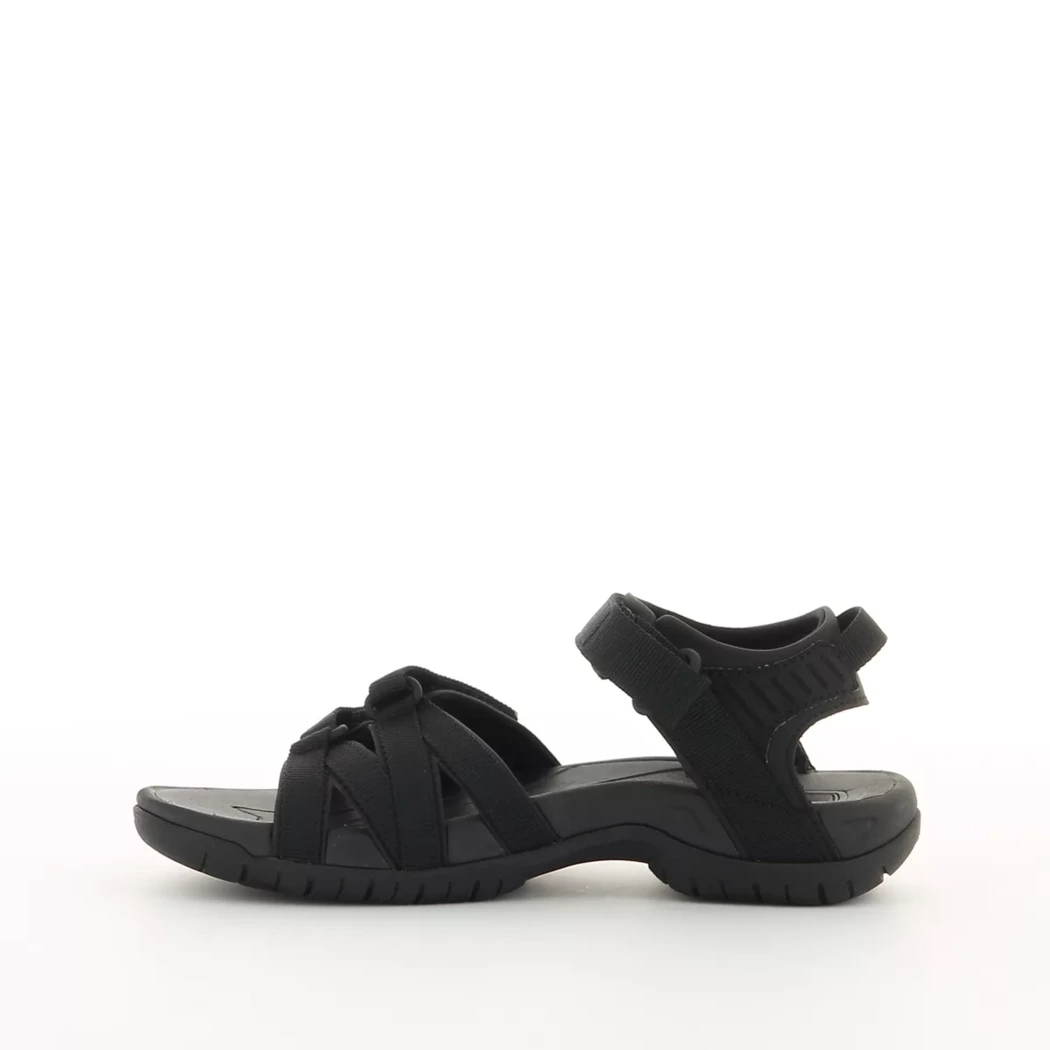 Image (4) de la chaussures Teva - Sandales et Nu-Pieds Noir en Textile