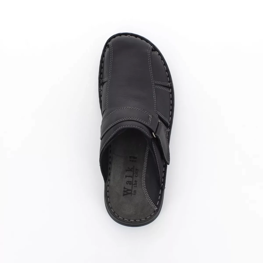 Image (6) de la chaussures Calba - Mules et Sabots Noir en Cuir