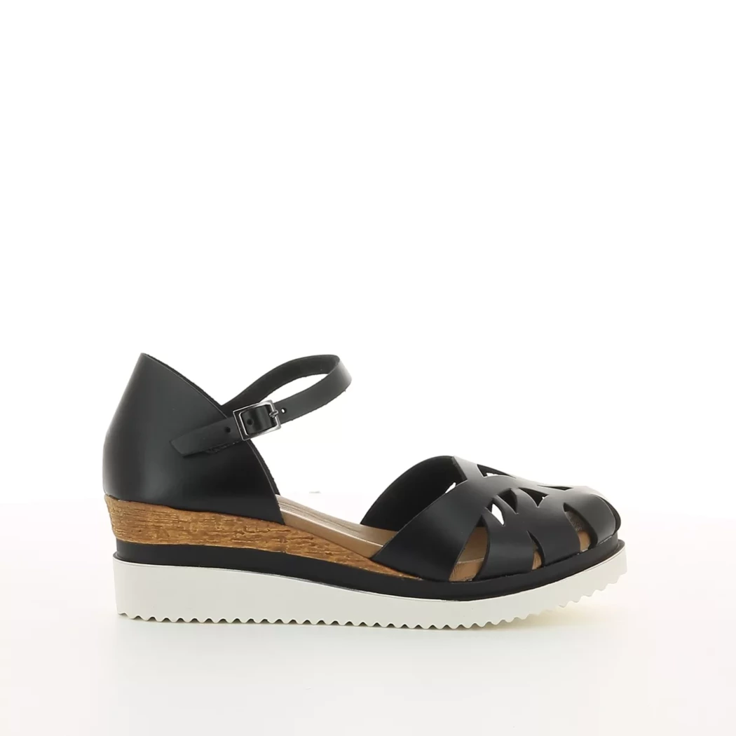 Image (2) de la chaussures Soleil - Escarpins Noir en Cuir