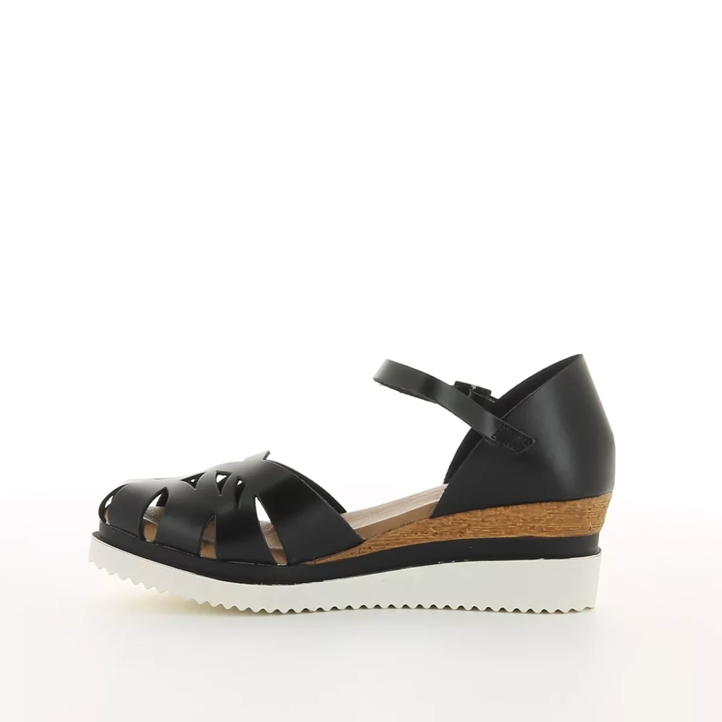 Image (4) de la chaussures Soleil - Escarpins Noir en Cuir