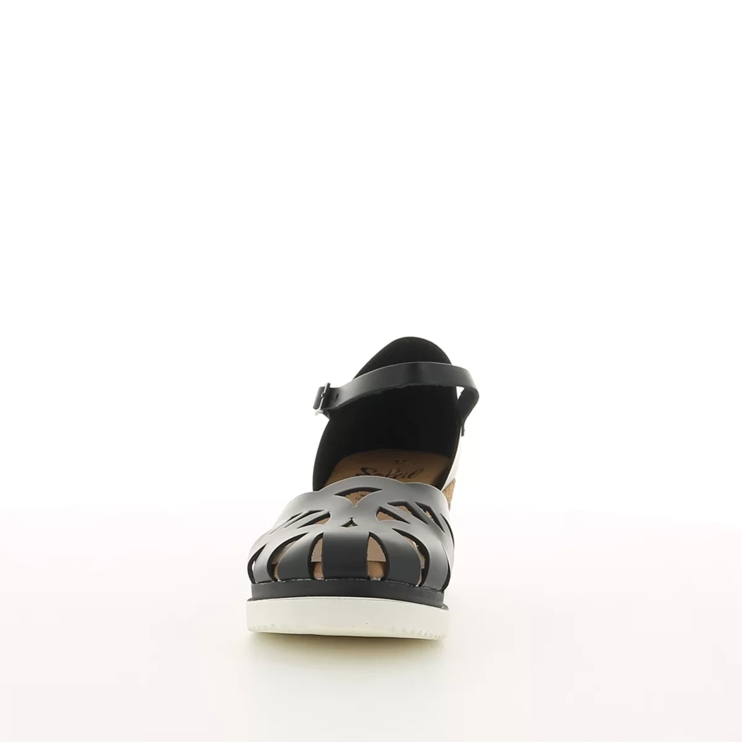 Image (5) de la chaussures Soleil - Escarpins Noir en Cuir