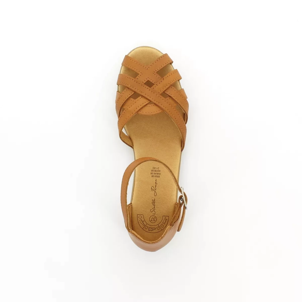 Image (6) de la chaussures Stella Pampa - Sandales et Nu-Pieds Cuir naturel / Cognac en Cuir
