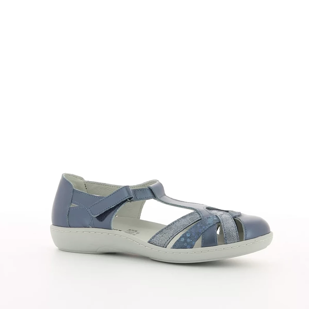 Image (1) de la chaussures Kiarflex - Escarpins Bleu en Cuir