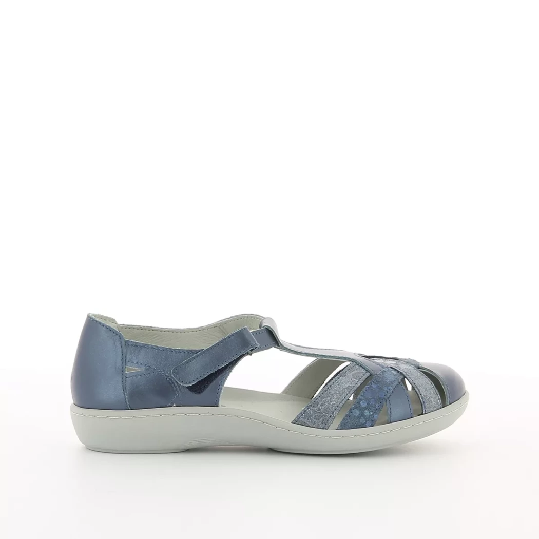 Image (2) de la chaussures Kiarflex - Escarpins Bleu en Cuir