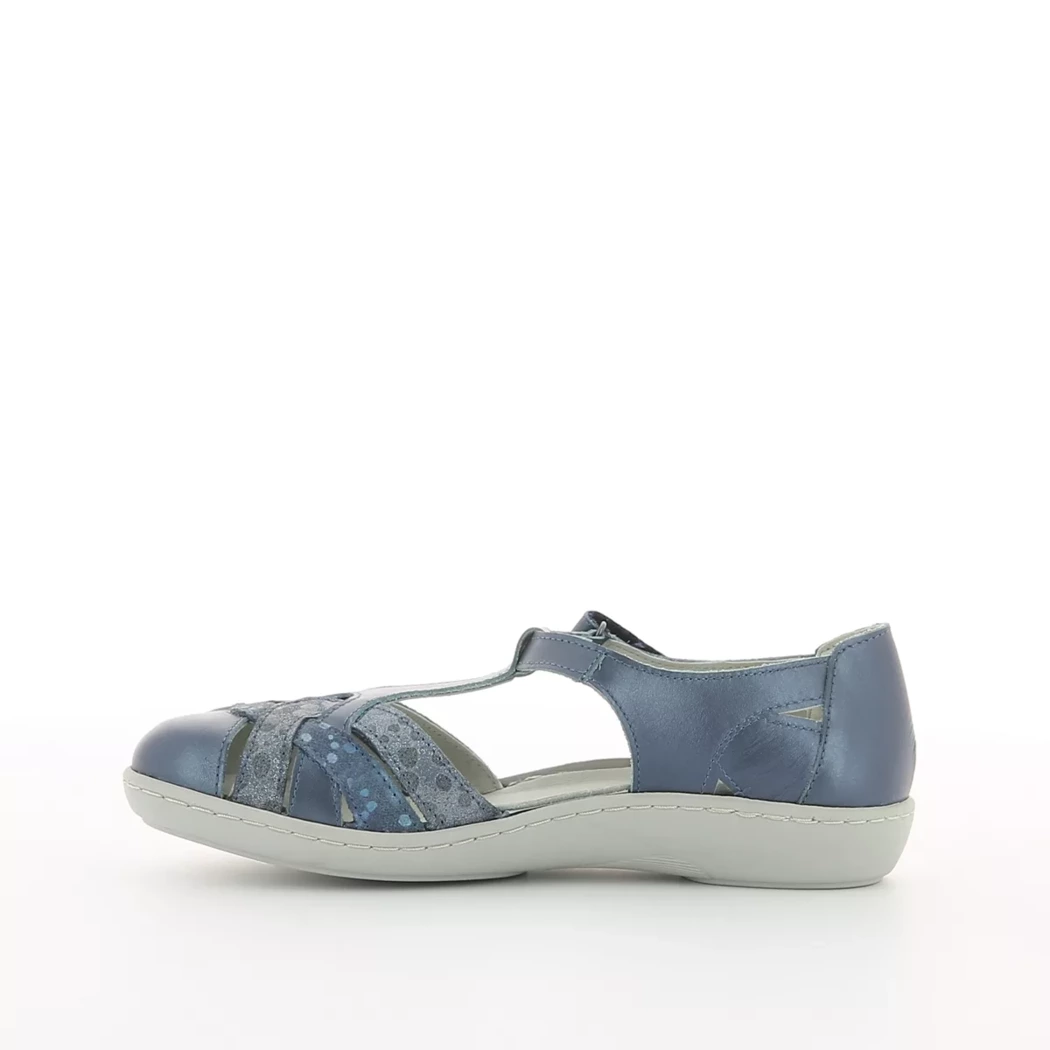 Image (4) de la chaussures Kiarflex - Escarpins Bleu en Cuir