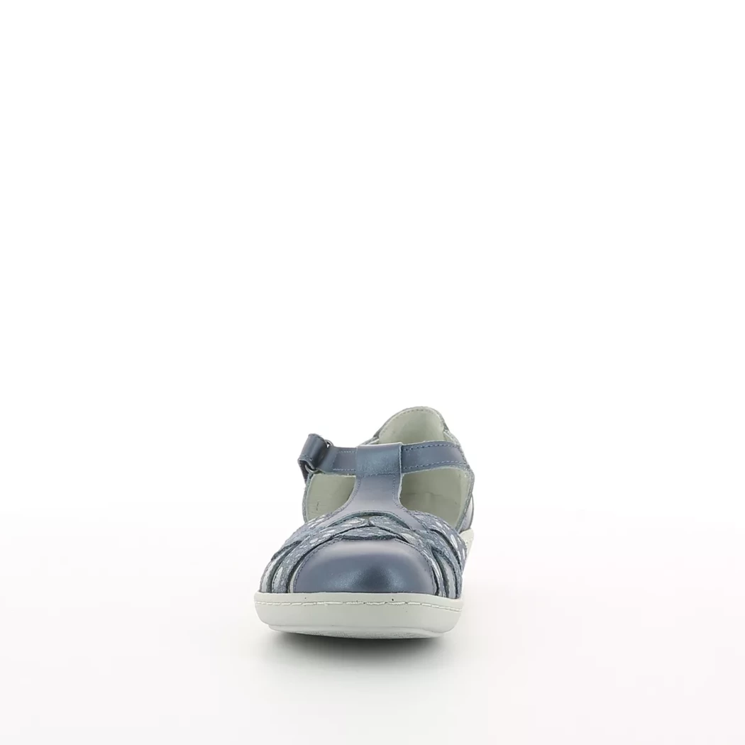 Image (5) de la chaussures Kiarflex - Escarpins Bleu en Cuir