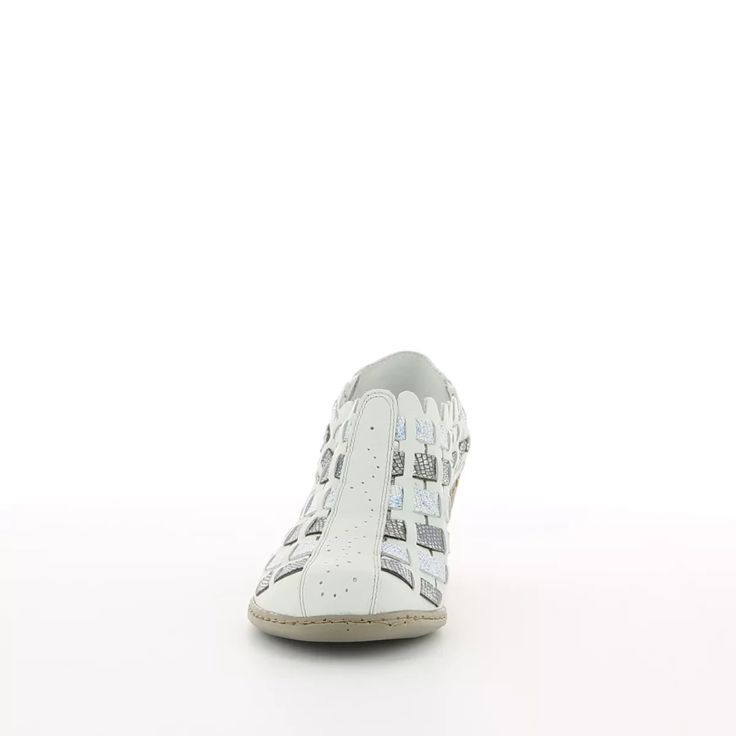 Image (5) de la chaussures Kiarflex - Escarpins Blanc en Cuir