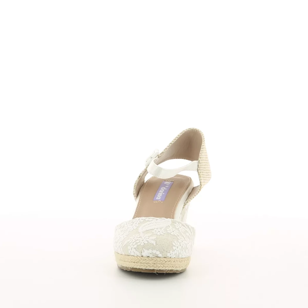 Image (5) de la chaussures Mandarina - Escarpins Taupe en Textile