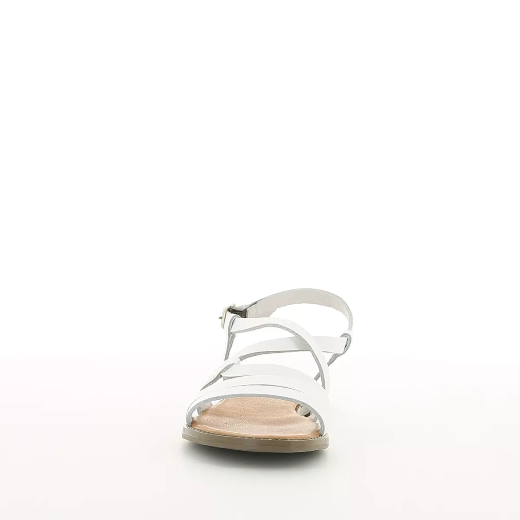 Image (5) de la chaussures Les F?es de Bengale - Sandales et Nu-Pieds Blanc en Cuir