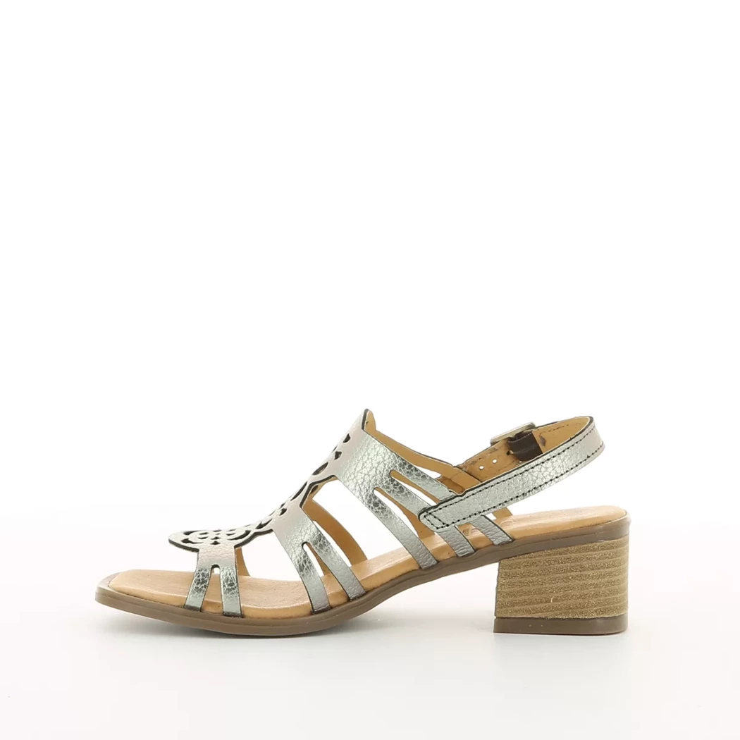 Image (4) de la chaussures Stella Pampa - Sandales et Nu-Pieds Or / Bronze / Platine en Cuir