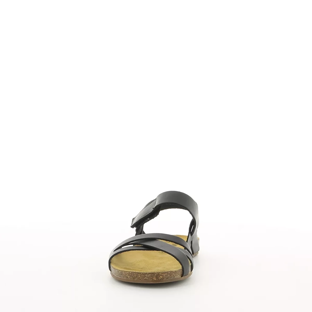 Image (5) de la chaussures Simplement B - Sandales et Nu-Pieds Noir en Cuir