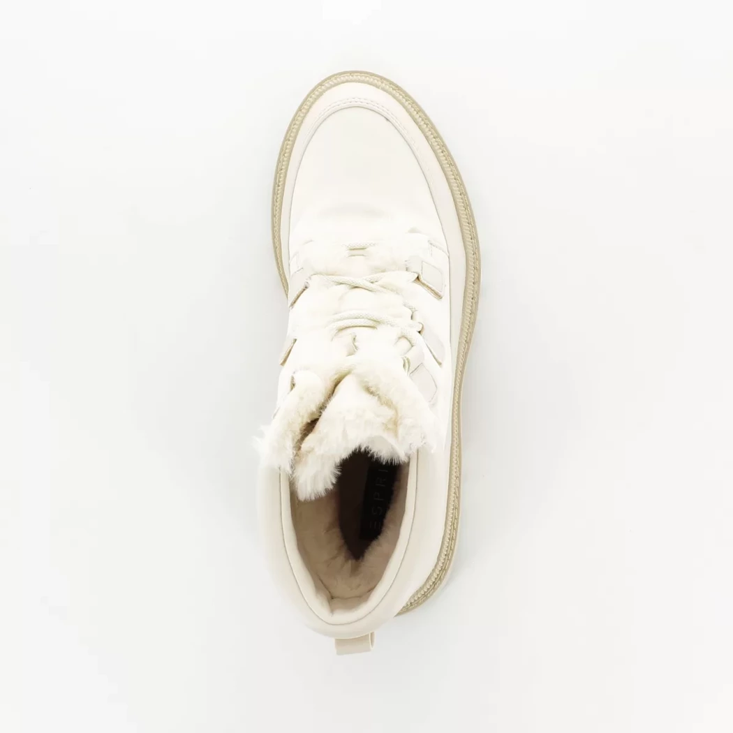 Image (6) de la chaussures Esprit - Bottines Blanc en Cuir synthétique