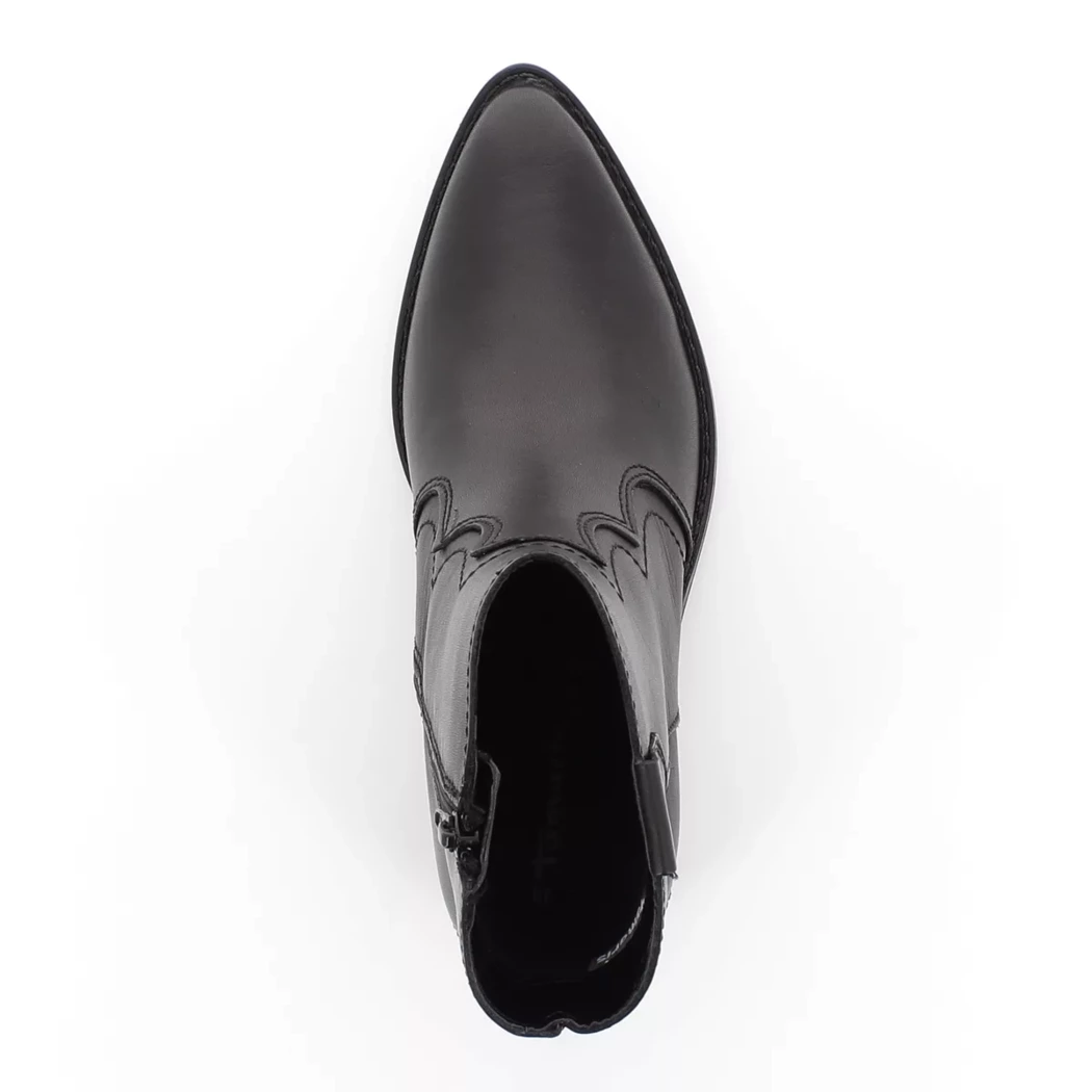 Image (6) de la chaussures Tamaris - Boots Noir en Cuir