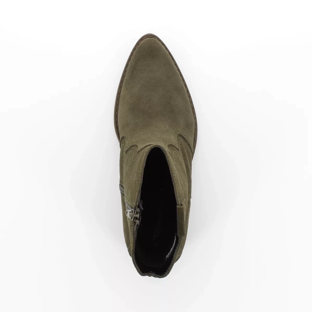 Image (6) de la chaussures Tamaris - Boots Vert en Cuir nubuck
